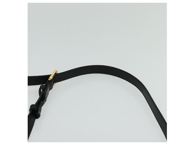 Chloé Borsa a Spalla Chloe in Pelle Nera Oro Auth 123811 Nero D'oro - vista 8