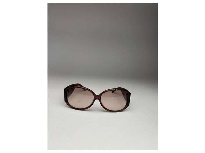 Saint Laurent Occhiali da sole vintage Ysl marroni Marrone - vista 12