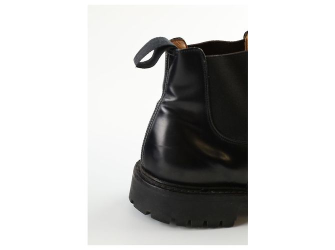 Botas Church's de couro pretas - vista 3