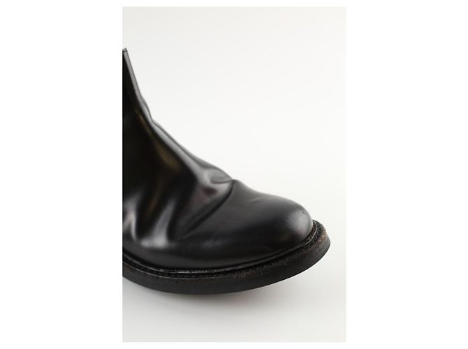 Botas Church's de couro pretas - vista 4