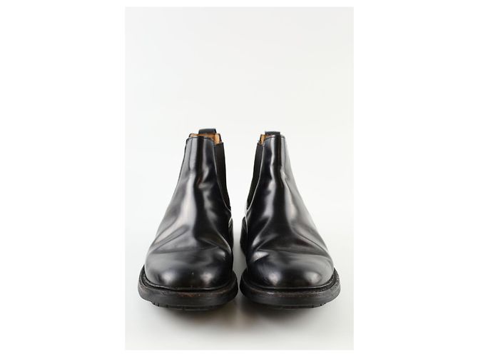 Botas Church's de couro pretas - vista 5