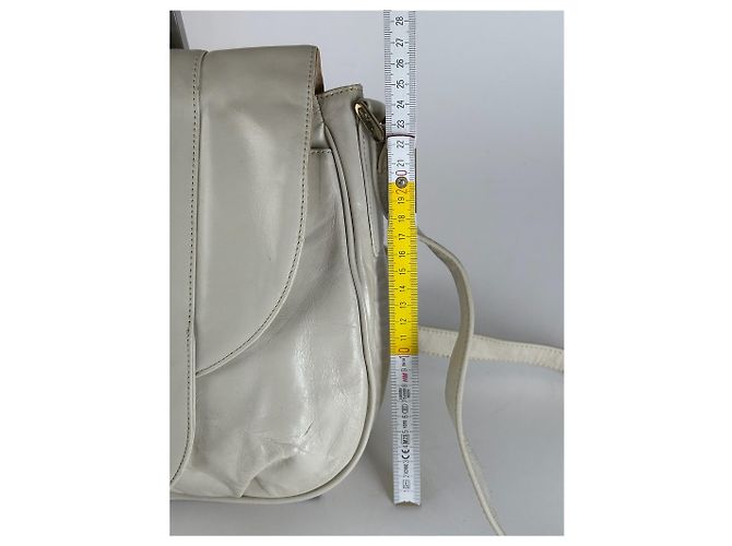 Vintage Gucci Leder Tasche weiß - Ansicht 9