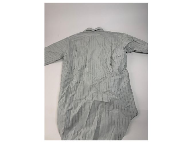 Vintage Issey Miyake Karierte Hemd Weiß M Grau - Ansicht 4