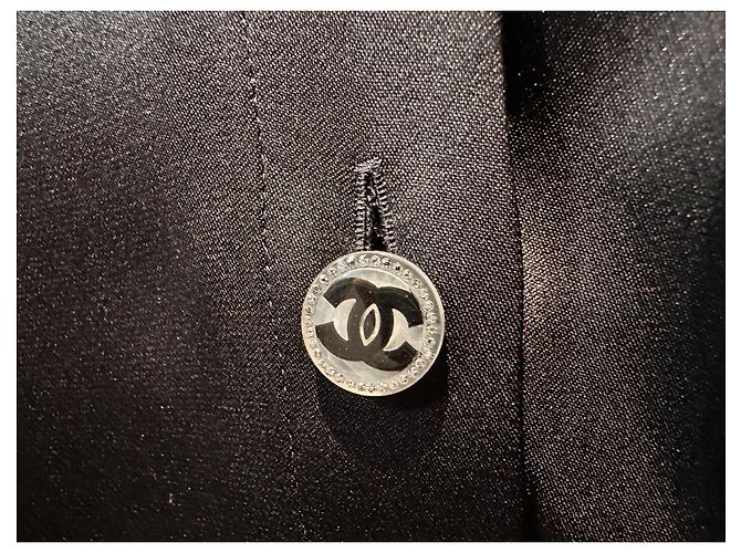 Chanel Haute Couture Bluse S Schwarz - Ansicht 6