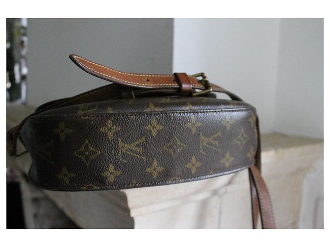 Borsa Louis Vuitton Saint Cloud Marrone Tela e Pelle - vista 6