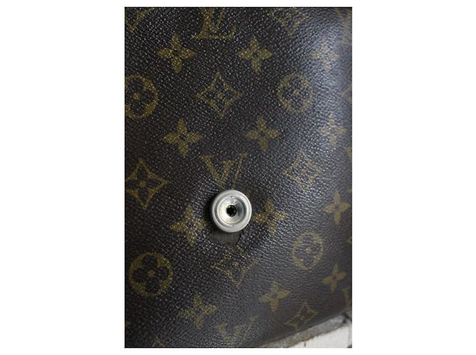 Borsa Louis Vuitton Saint Cloud Marrone Tela e Pelle - vista 8