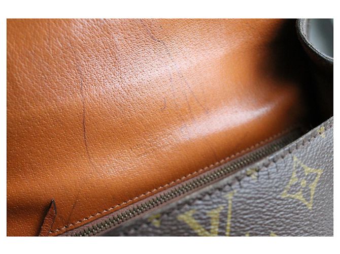 Borsa Louis Vuitton Saint Cloud Marrone Tela e Pelle - vista 9