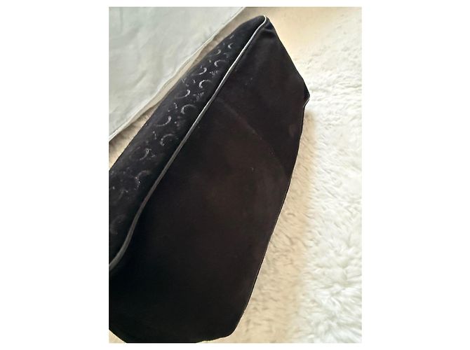 Sac Boogie Céline - Logo Triumph - Schwarzes Wildleder - Vintage Bewertung - Ansicht 6