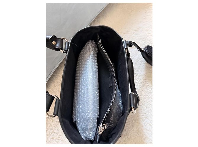 Sac Boogie Céline - Logo Triumph - Schwarzes Wildleder - Vintage Bewertung - Ansicht 7