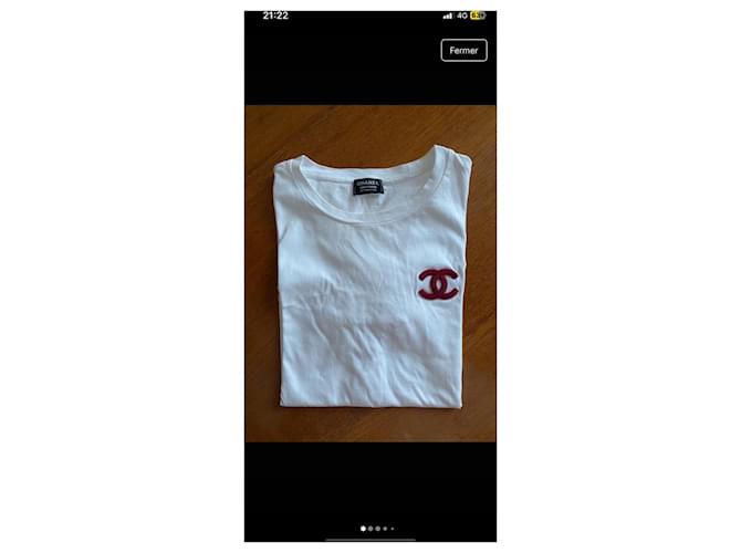 Cambon Camiseta Chanel de algodón blanca Blanco - vista 2
