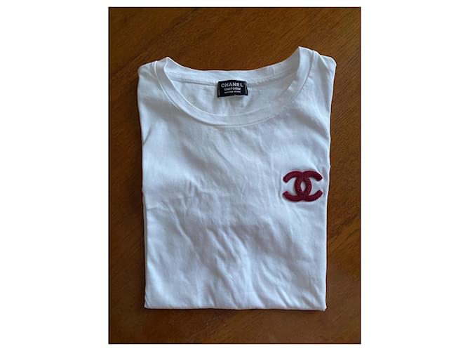 Cambon Camiseta Chanel de algodón blanca Blanco - vista 6