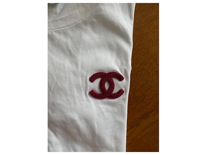 Cambon Camiseta Chanel de algodón blanca Blanco - vista 7