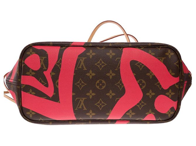 Bolso LOUIS VUITTON Neverfull en Lona Marrón - 102659 Castaño - vista 13