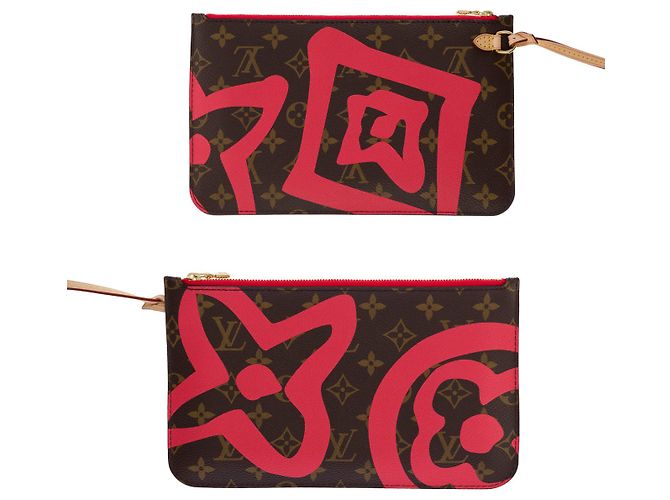 Bolso LOUIS VUITTON Neverfull en Lona Marrón - 102659 Castaño - vista 15