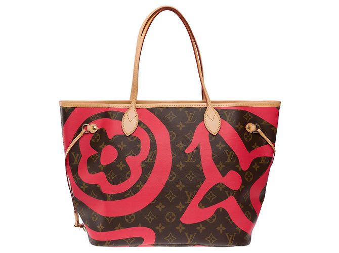 Bolso LOUIS VUITTON Neverfull en Lona Marrón - 102659 Castaño - vista 5