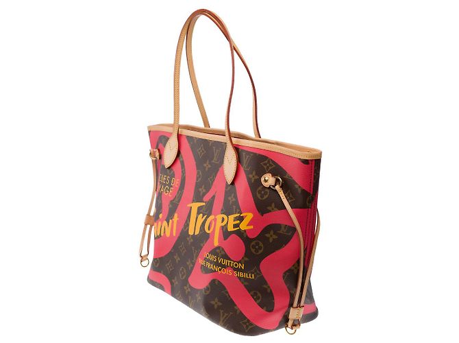 Bolso LOUIS VUITTON Neverfull en Lona Marrón - 102659 Castaño - vista 6