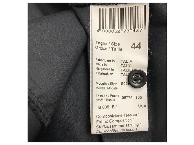 Ärmelloses Maxikleid aus Baumwolle mit schwarzen Monili-Perlen von Peserico - Ansicht 5