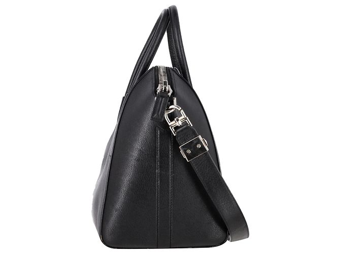 Bolsa Antigona Média Givenchy em Couro Preto - vista 2