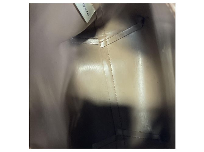 Sac seau mini Mansur Gavriel en cuir beige - vue 5