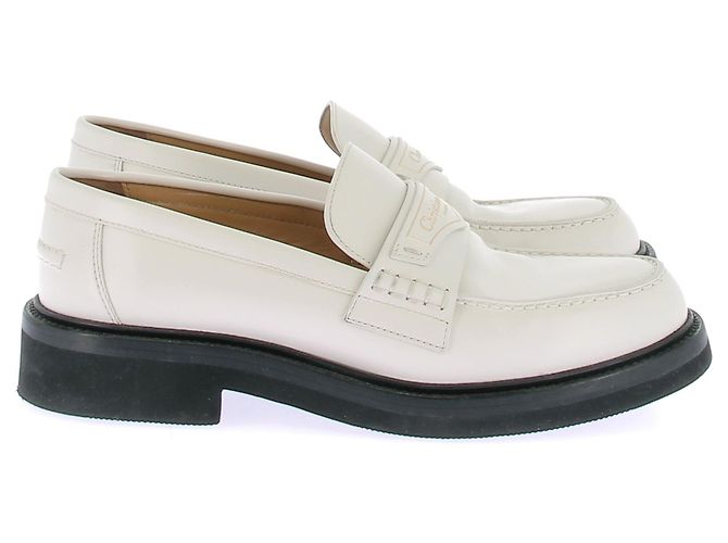 Christian Dior Mocasines de cuero 'Dior Boy' Blanco - vista 2