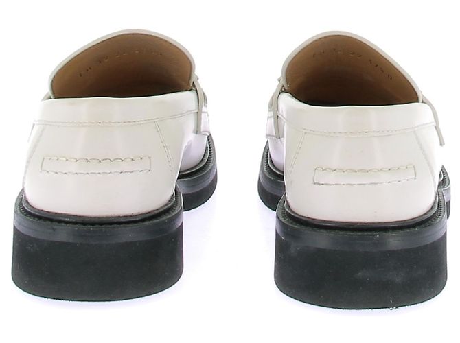 Christian Dior Mocasines de cuero 'Dior Boy' Blanco - vista 5