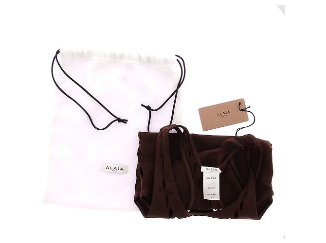Alaïa Braun einteiliger Badeanzug - Ansicht 8