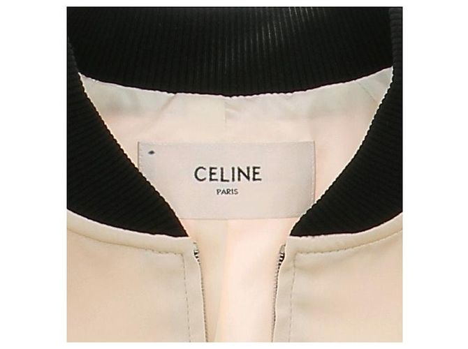 Céline Bomber satiné beige - view 5