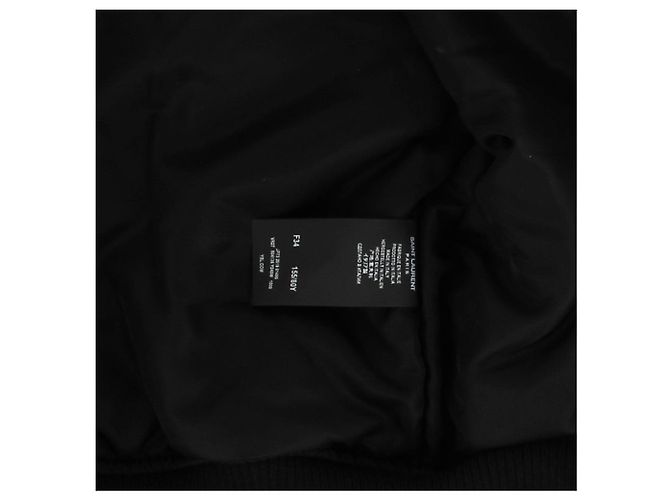 Saint Laurent Schwarzer Bomber - Ansicht 6