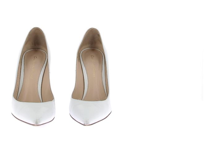 Gianvito Rossi Décolleté bianchi "105" Bianco - vista 4