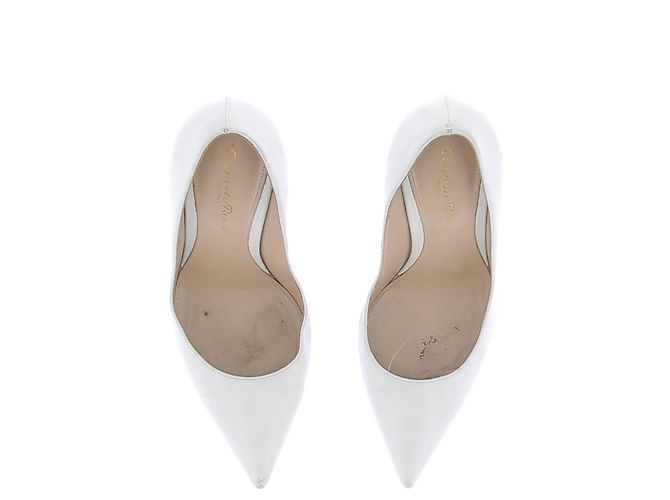 Gianvito Rossi Décolleté bianchi "105" Bianco - vista 6