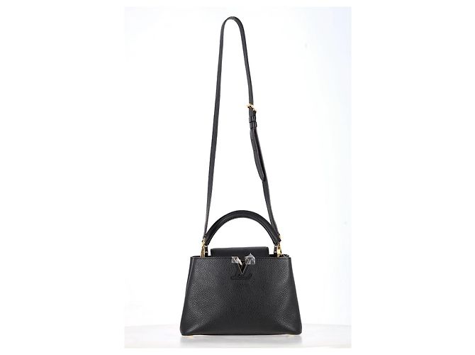 Bolsa de mão Louis Vuitton Capucines BB em couro preto - Ansicht 12