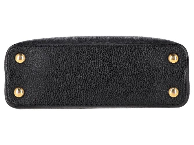 Bolsa de mão Louis Vuitton Capucines BB em couro preto - Ansicht 5