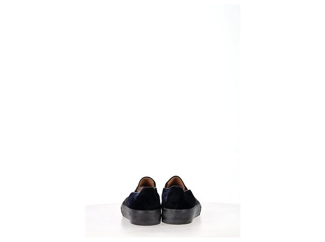 Sneakers Slip-On Dries Van Noten in Velluto Nero - vista 12