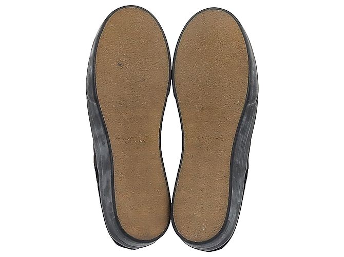 Sneakers Slip-On Dries Van Noten in Velluto Nero - vista 6