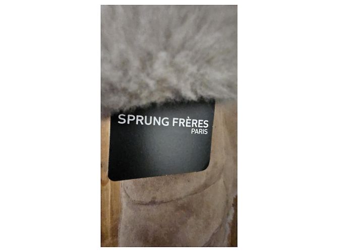 Sprung Frères Moulton Jacke Beige - Ansicht 9