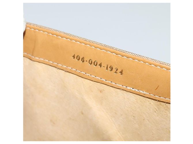 Gucci Borsa a spalla Micro GG Supreme PVC Beige Oro Auth BA1958 D'oro - vista 12