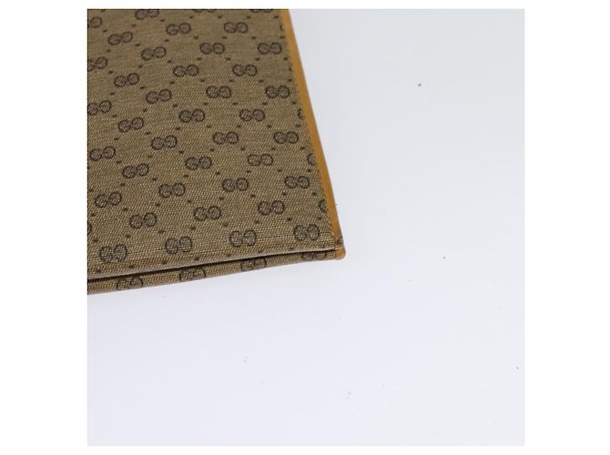 Gucci Borsa a spalla Micro GG Supreme PVC Beige Oro Auth BA1958 D'oro - vista 16