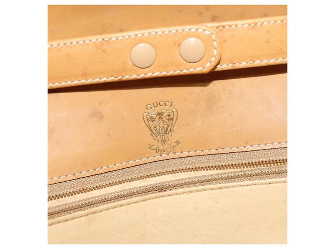 Gucci Borsa a spalla Micro GG Supreme PVC Beige Oro Auth BA1958 D'oro - vista 18