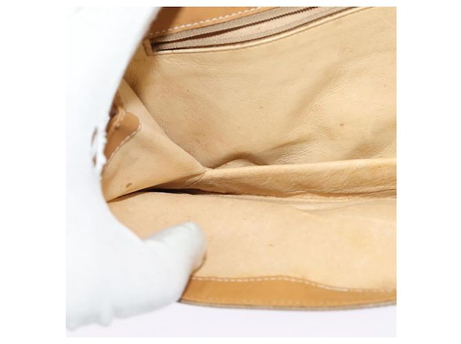 Gucci Borsa a spalla Micro GG Supreme PVC Beige Oro Auth BA1958 D'oro - vista 20
