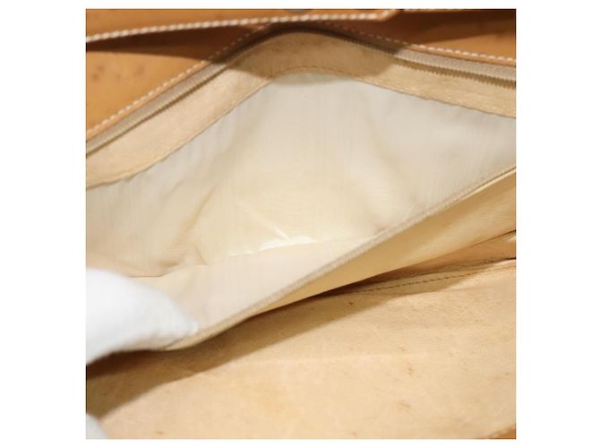 Gucci Borsa a spalla Micro GG Supreme PVC Beige Oro Auth BA1958 D'oro - vista 21