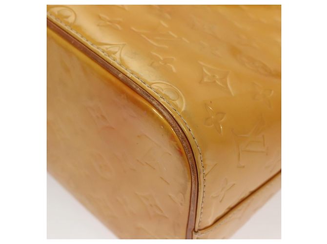 LOUIS VUITTON Borsa a Mano Monogram Vernis Houston Beige M91004 LV Auth 120738 - vista 17