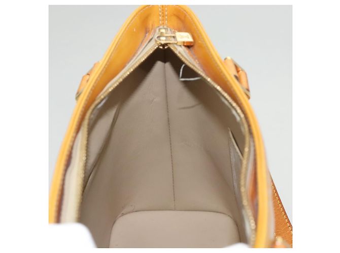 LOUIS VUITTON Borsa a Mano Monogram Vernis Houston Beige M91004 LV Auth 120738 - vista 21