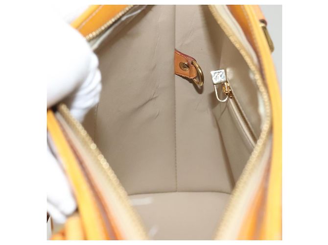 LOUIS VUITTON Borsa a Mano Monogram Vernis Houston Beige M91004 LV Auth 120738 - vista 22