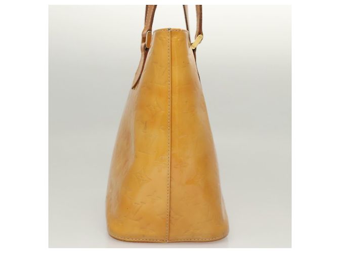 LOUIS VUITTON Borsa a Mano Monogram Vernis Houston Beige M91004 LV Auth 120738 - vista 3