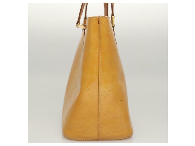 LOUIS VUITTON Borsa a Mano Monogram Vernis Houston Beige M91004 LV Auth 120738 - vista 4