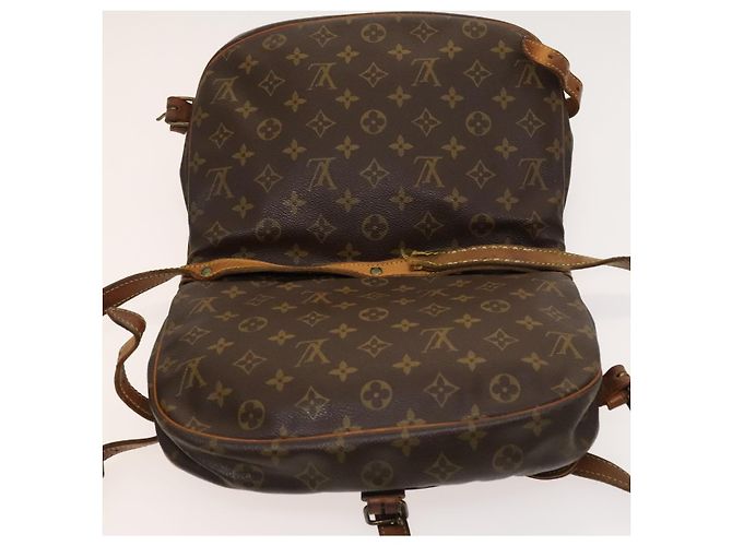 LOUIS VUITTON Borsa a Spalla Monogram Saumur 30 M42256 LV Auth hk2574 Monogramma - vista 19