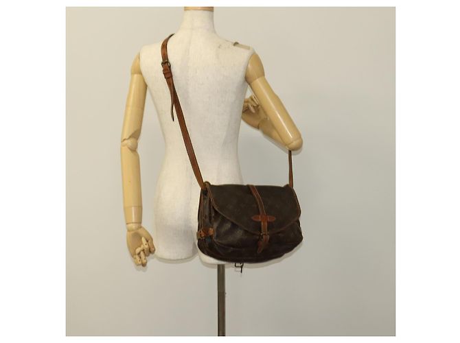 LOUIS VUITTON Borsa a Spalla Monogram Saumur 30 M42256 LV Auth hk2574 Monogramma - vista 29