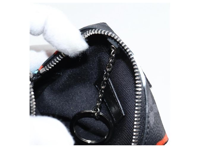 LOUIS VUITTON Eclipse Graffiti Portachiavi Pouch Quadrato M00969 Auth 117679AM Monogramma - vista 10