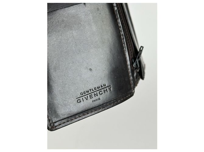 Vintage Givenchy Leder-ID-Halter schwarz - Ansicht 6