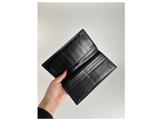 Vintage Givenchy Leder-ID-Halter schwarz - Ansicht 8